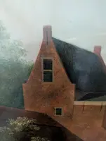 Landscape with figures and livestock, Pieter Gerardus van Os