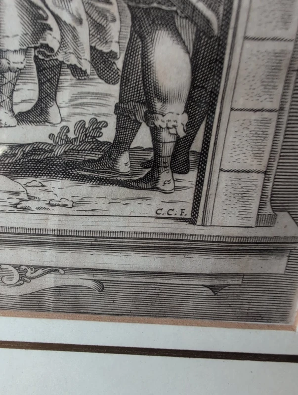 Suite of four engravings from Tasso's Gerusalemme Liberata - Bernardo Castello, 18th c.