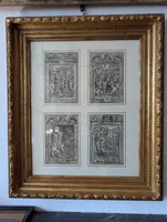 Suite of four engravings from Tasso's Gerusalemme Liberata - Bernardo Castello, 18th c.