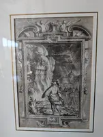 Suite of four engravings from Tasso's Gerusalemme Liberata - Bernardo Castello, 18th c.