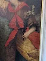 Annunciazione, dipinto olio su tela, fine XVII secolo, cm 78x100