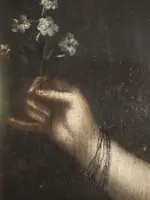 Antique Oil Painting On Canvas - Female Portrait - 18th Century - European School