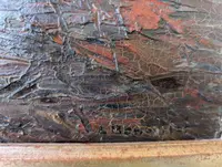 Louis Bonamici, port animé, huile sur panneau, 42 x 33 cm