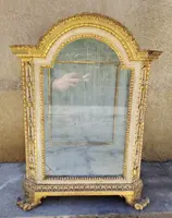 Importante vitrine de fabrication italienne du milieu du XVIIIe siècle, d'époque Louis XV,