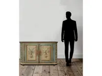 Credenza Tirolese Dipinta, epoca 1820 circa