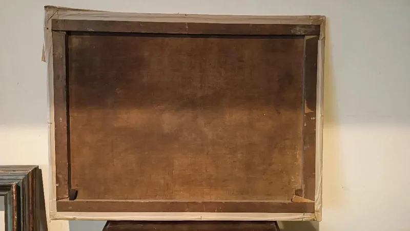 Scene Of Hunting - Antique Painting 17th Century Flemish School