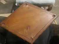 Ancien coffret en losange en bois sculpté 19ème siècle Italie