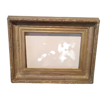 Cadre ancien en bois doré 81x63 cm