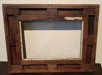 Cadre ancien en bois doré 81x63 cm