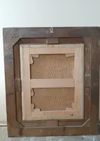 Dipinto olio su tela ritratto  metà del XIX secolo-scuola europea