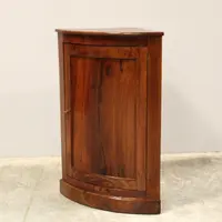 Ancienne table de chevet Louis Philippe en noyer du 19ème siècle