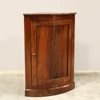 Ancienne table de chevet Louis Philippe en noyer du 19ème siècle