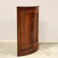 Ancienne table de chevet Louis Philippe en noyer du 19ème siècle