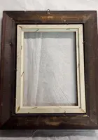 Antique Frame In Ebonized Wood Guilloché Late 19th Century Renaissance Style