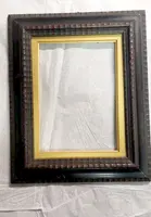 Antique Frame In Ebonized Wood Guilloché Late 19th Century Renaissance Style