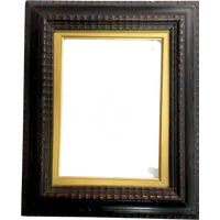 Antique Frame In Ebonized Wood Guilloché Late 19th Century Renaissance Style