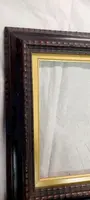 Antique Frame In Ebonized Wood Guilloché Late 19th Century Renaissance Style