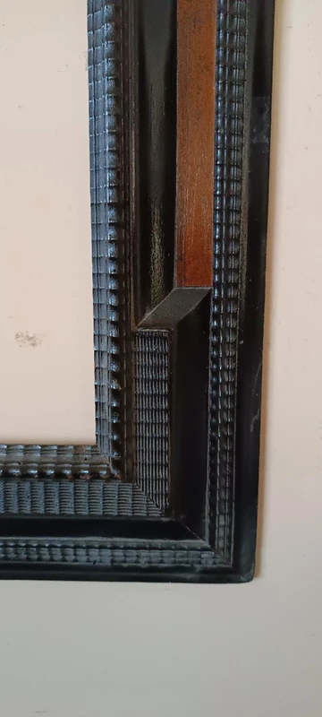 Large guilloche frame 19th century