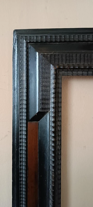 Large guilloche frame 19th century