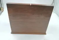 Antique English walnut letter carrier 19th century