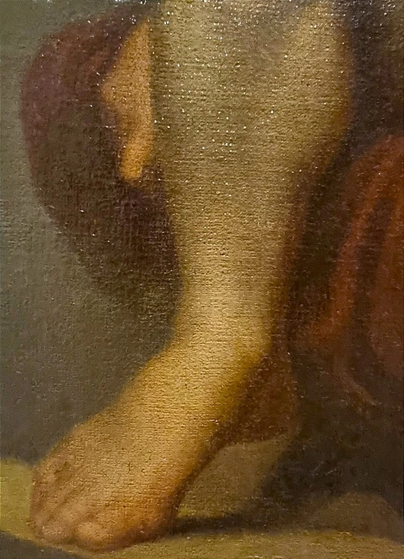 Huile sur toile, nu d'un jeune homme du XVIIIe siècle Néoclassique Luigi Sabatelli 1772-1850