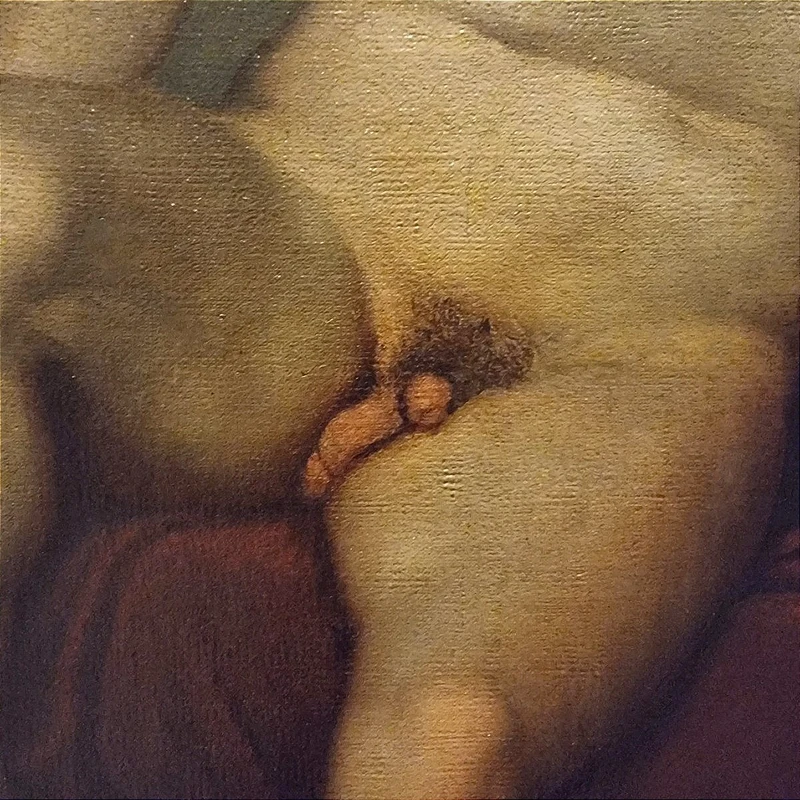 Huile sur toile, nu d'un jeune homme du XVIIIe siècle Néoclassique Luigi Sabatelli 1772-1850