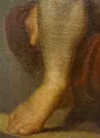 Huile sur toile, nu d'un jeune homme du XVIIIe siècle Néoclassique Luigi Sabatelli 1772-1850