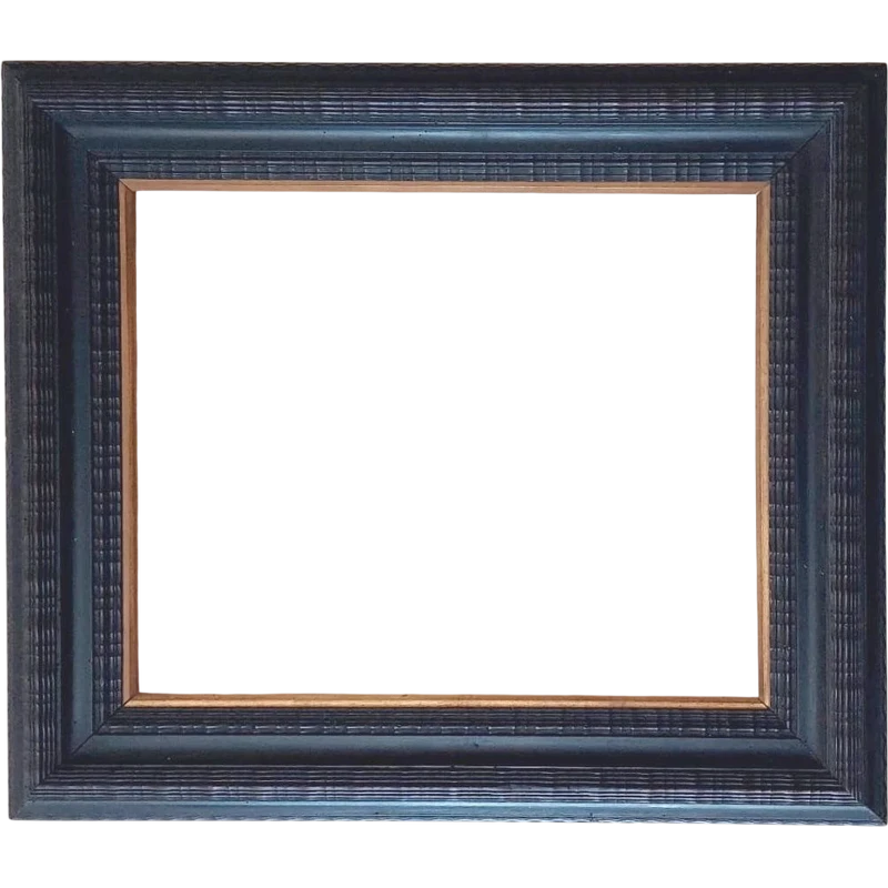 Cadre en ébène, guillochage, fin du XIXe siècle Italie