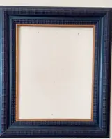 Cadre en ébène, guillochage, fin du XIXe siècle Italie