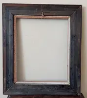 Cadre en ébène, guillochage, fin du XIXe siècle Italie