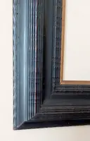 Cadre en ébène, guillochage, fin du XIXe siècle Italie