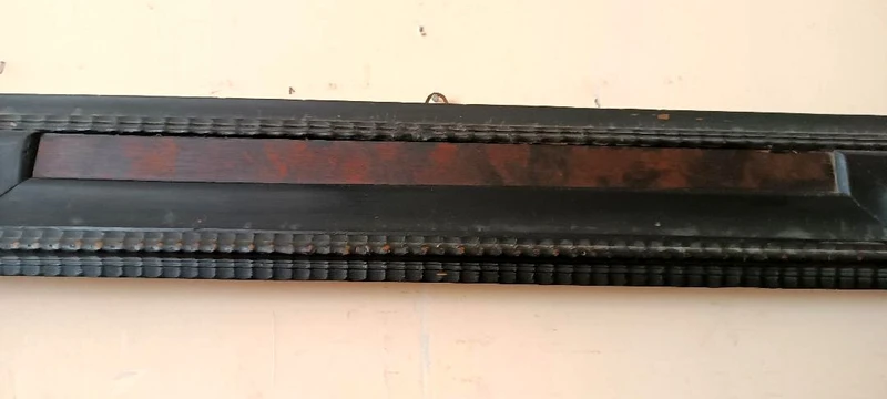 Grand cadre guilloché du 19e siècle