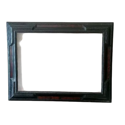 Grand cadre guilloché du 19e siècle