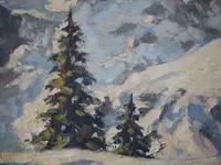 Hiver sur l'Alpspitze, Alpes bavaroises