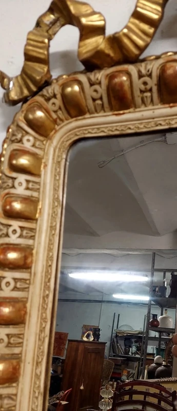 MIROIR ANCIEN 19e SIÈCLE h.125