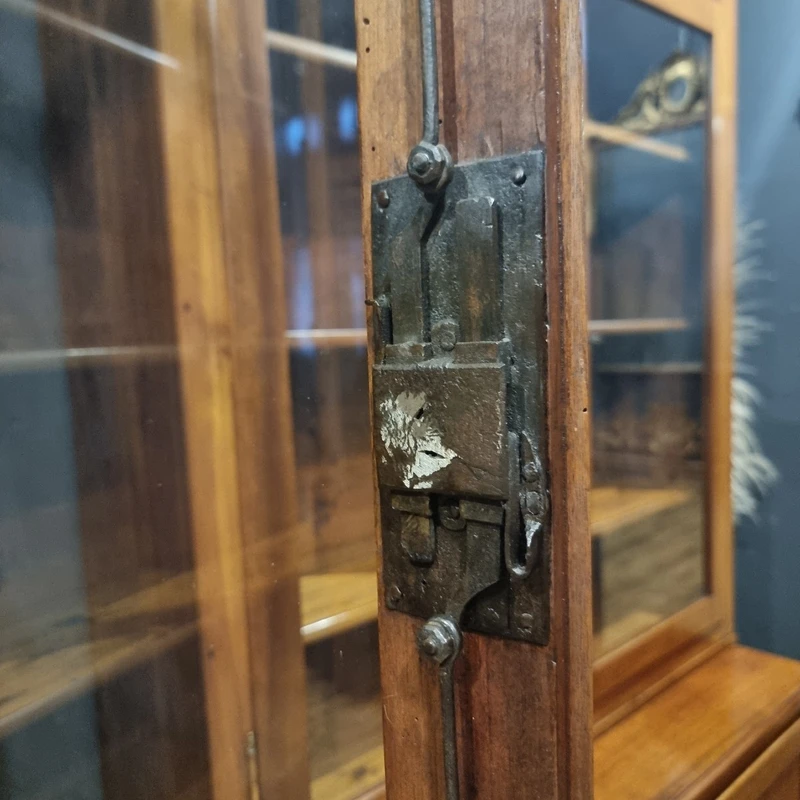 Pair of sideboard bookcases in walnut 1840s Empire high quality