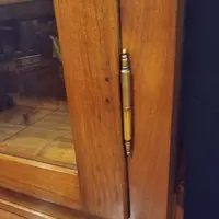 Pair of sideboard bookcases in walnut 1840s Empire high quality