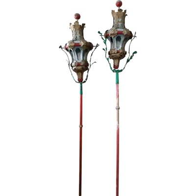 Coppia di lanterne inizi XIX secolo Toscana