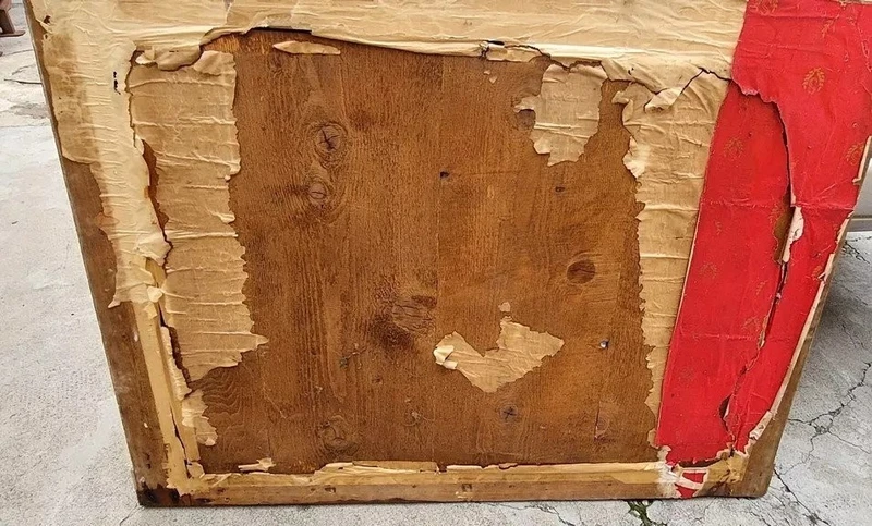 Grande Specchiera Carlo X antica Legno Dorata Oro Zecchino Originale