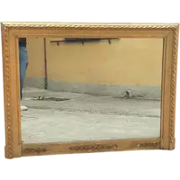 Grande Specchiera Carlo X antica Legno Dorata Oro Zecchino Originale