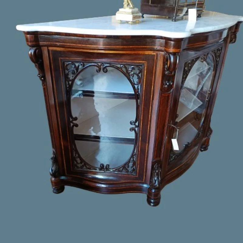 CARLO X ERA SICILIAN SHOWCASE ETANGER SIDEBOARD