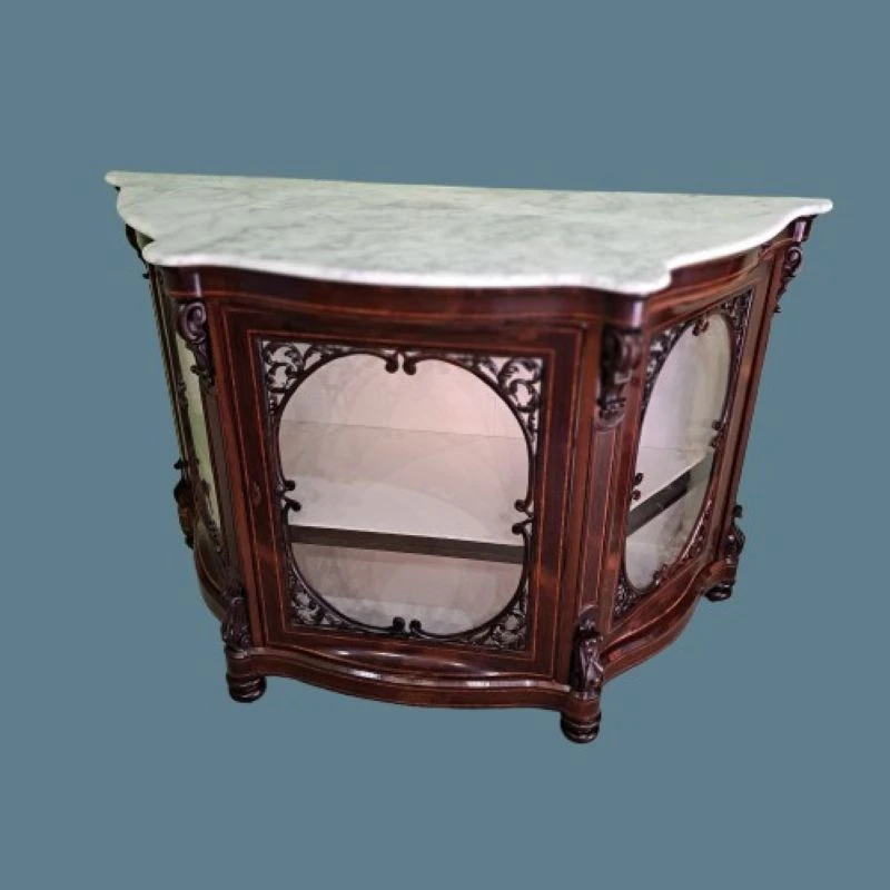 CARLO X ERA SICILIAN SHOWCASE ETANGER SIDEBOARD