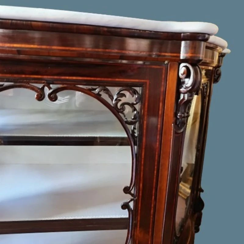 CARLO X ERA SICILIAN SHOWCASE ETANGER SIDEBOARD