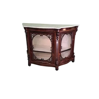 CREDENZA ETANGER A VETRINA SICILIANA EPOCA CARLO X