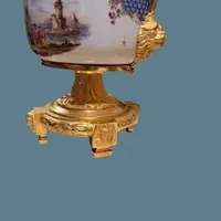 COPPIA DI BRUCIAPROFUMI DELLA SECONDA META' DEL XIX SECOLO DI MEISSEN AUGUST REX HELENA WOLFSOH