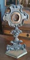 Reliquiario in legno argentato con reliquia San Giusto XVIII secolo