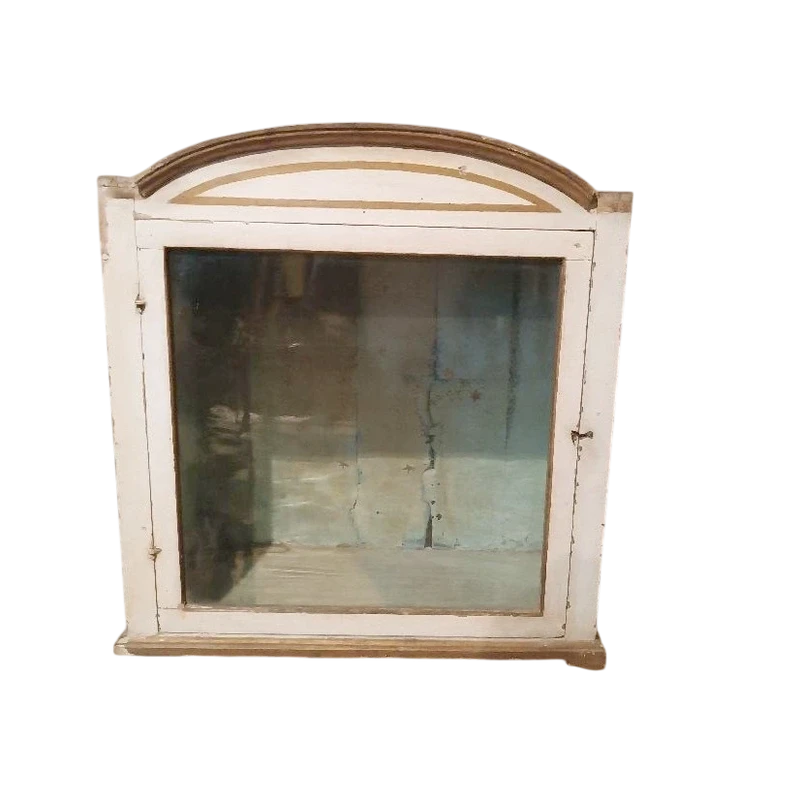Teca vetrinetta in legno laccato e dorato XVIII secolo