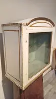 Lacquered and gilded wood showcase cabinet 18th century