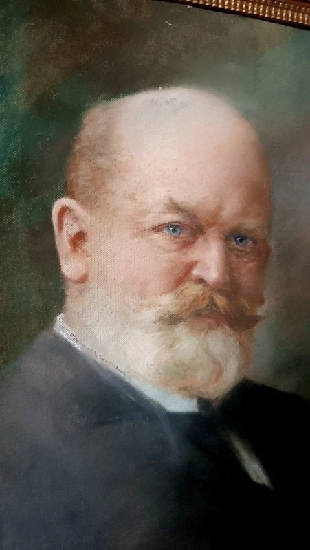 Pastel painting manly portrait- 19th century