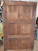 Beautiful Antique Wood and Golden Pastel Mirror